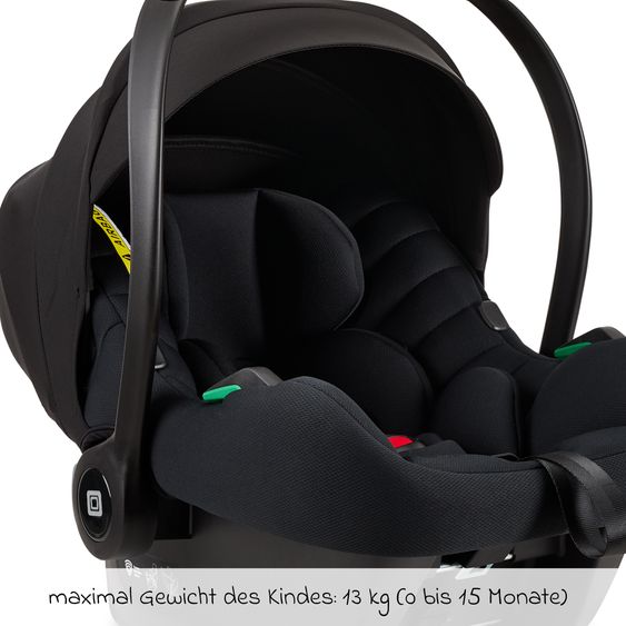 Moon Babyschale Cosmo R129 i-Size by Avionaut ab Geburt - 13 kg (40 cm -75 cm) - Black