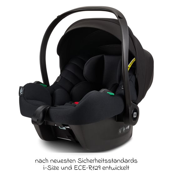 Moon Babyschale Cosmo R129 i-Size by Avionaut ab Geburt - 13 kg (40 cm -75 cm) - Black