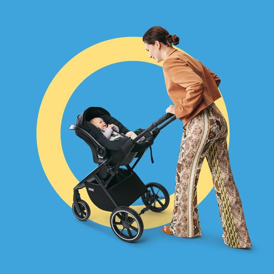 Moon Babyschale Cosmo R129 i-Size by Avionaut ab Geburt - 13 kg (40 cm -75 cm) - Black