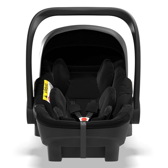 Moon Babyschale Plus1 Gr.0+ ab Geburt bis 15 Monate (ab Geburt -13 kg) inkl. Sitzverkeinerer & Sonnenverdeck - Black