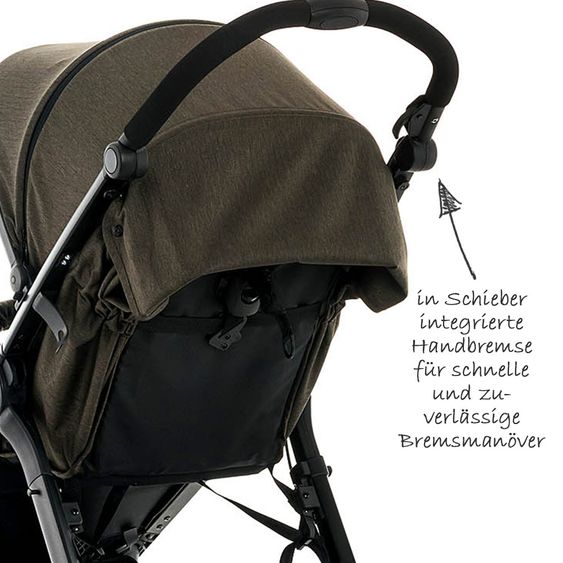 Moon Buggy City Line Jet - Brown Fishbone