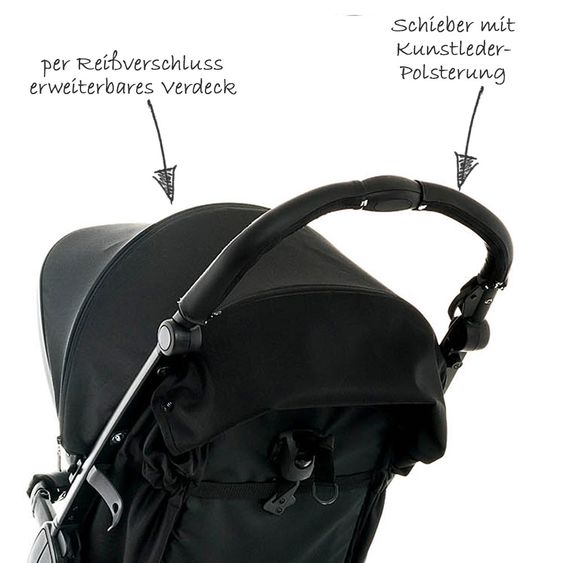Moon Buggy City Line Jet R - Black Fishbone
