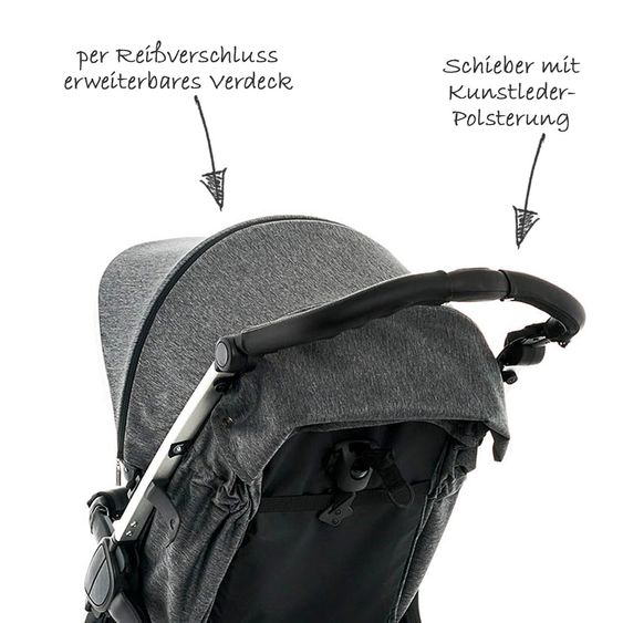Moon Buggy City Line Jet R - Stone Fishbone