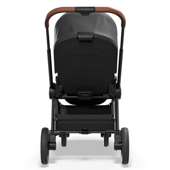 Moon Buggy & stroller Resea Sport with height-adjustable slide, convertible sport seat - up to 22 kg - Black Melange