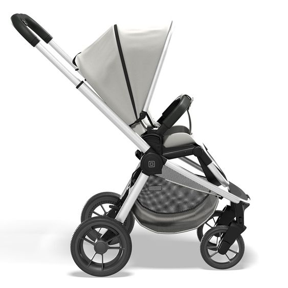 Moon Buggy & Sportwagen Resea Sport mit höhenverstellbarem Schieber, umsetzbarer Sportsitz - bis 22 kg - Shadow Melange