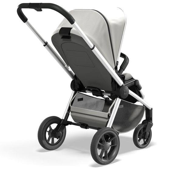 Moon Passeggino e carrozzina Resea Sport con maniglione regolabile in altezza, seggiolino sportivo convertibile - fino a 22 kg - Shadow Melange