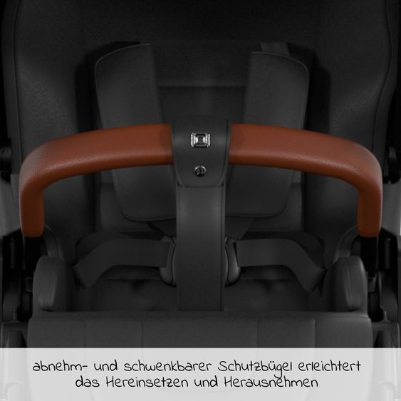 Moon Buggy & Sportwagen Resea Sport mit Umsetzer &Teleskopschieber - bis 22 kg - Black Black