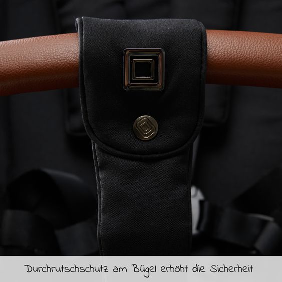Moon Buggy & Sportwagen Resea Sport mit Umsetzer &Teleskopschieber - bis 22 kg - Black Black