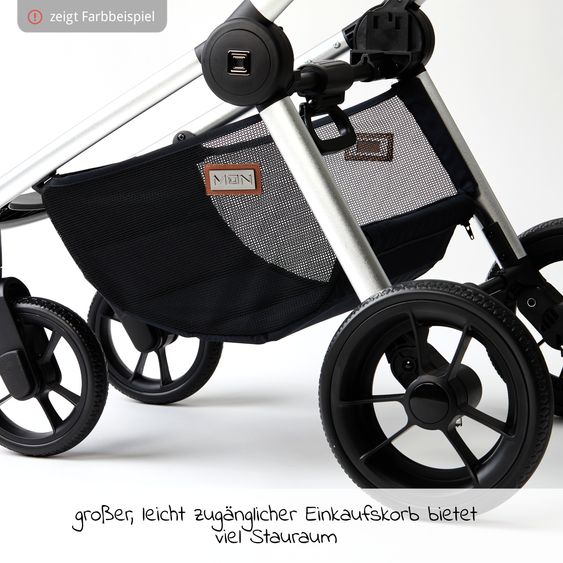 Moon Buggy & Sportwagen Resea Sport mit Umsetzer &Teleskopschieber - bis 22 kg - Black Black