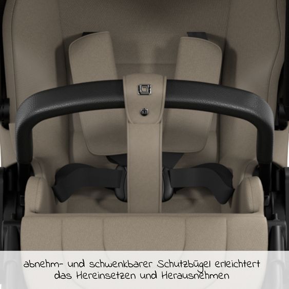 Moon Buggy & Sportwagen Resea Sport mit Umsetzer &Teleskopschieber - bis 22 kg - Mud Black