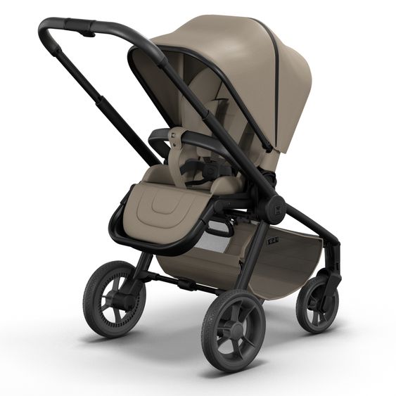 Moon Buggy & Sportwagen Resea Sport mit Umsetzer &Teleskopschieber - bis 22 kg - Mud Black