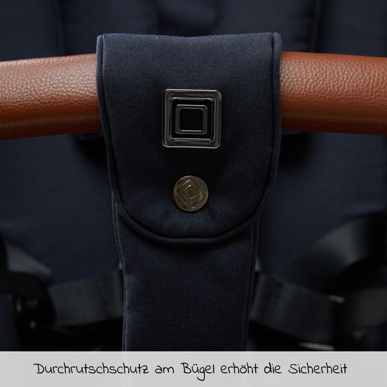 Moon Buggy & Sportwagen Resea Sport mit Umsetzer &Teleskopschieber - bis 22 kg - Navy Black