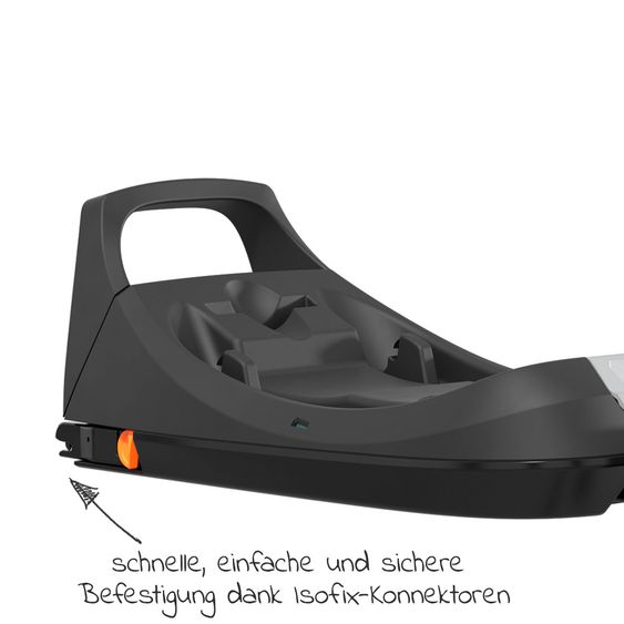 Moon Isofix Base für Babyschale Plus1 - Black
