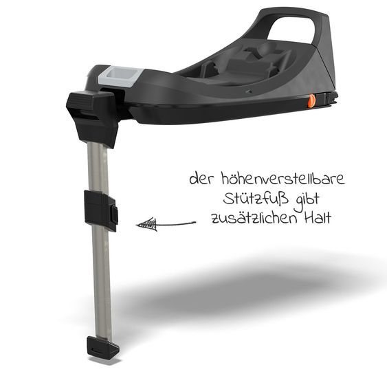 Moon Isofix Base für Babyschale Plus1 - Black