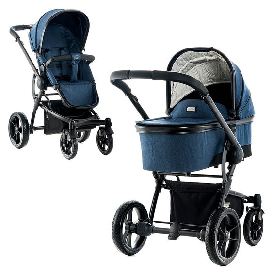 Moon Kombi-Kinderwagen City Line Cool - Ocean Fishbone