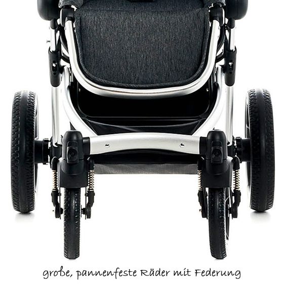 Moon Kombi-Kinderwagen City Line Cool - Stone Fishbone