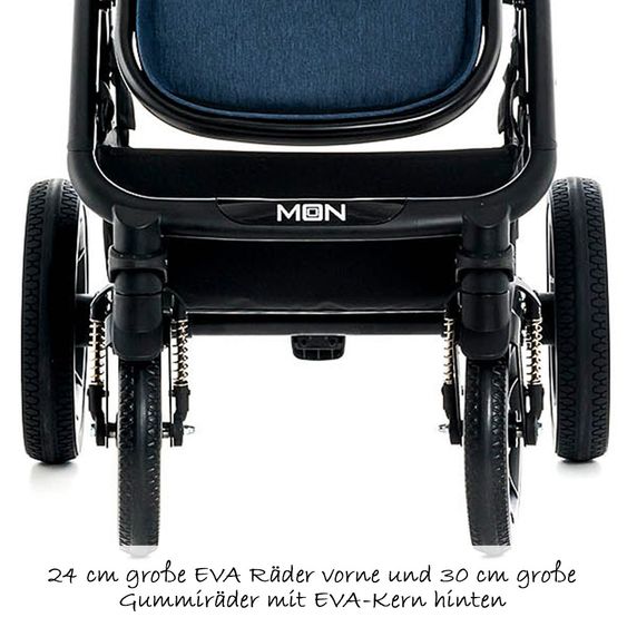 Moon Kombi-Kinderwagen City Line Lusso - Ocean Fishbone