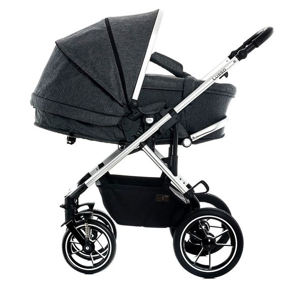 Moon Kombi-Kinderwagen City Line Lusso - Stone Fishbone