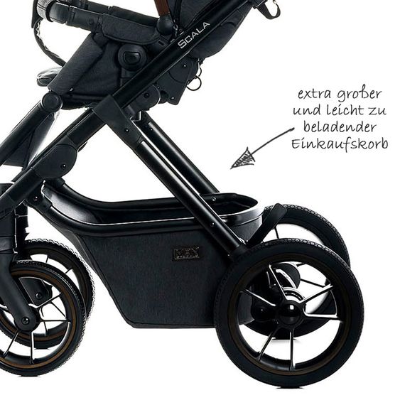 Moon Kombi-Kinderwagen Scala Specials - Coffee