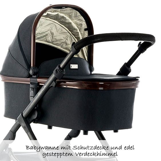 Moon Kombi-Kinderwagen Scala Specials - Coffee