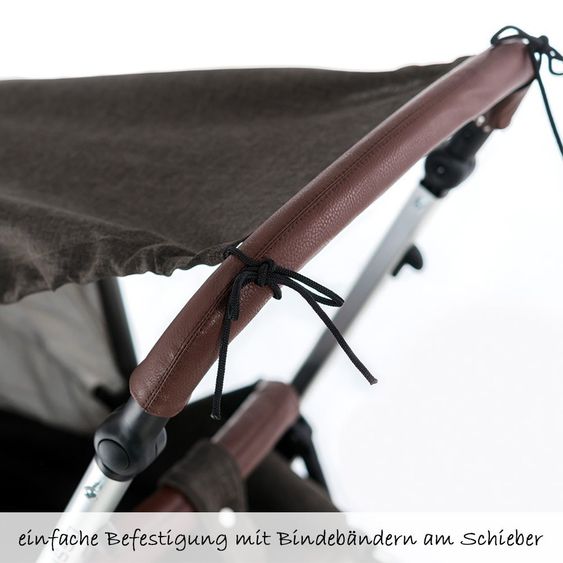 Moon Tenda da sole - Marrone scuro melange