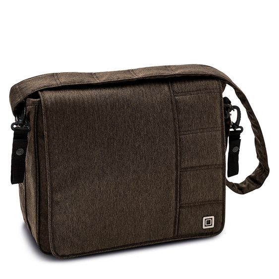 Moon Wickeltasche City Line Messenger Bag - Brown Fishbone