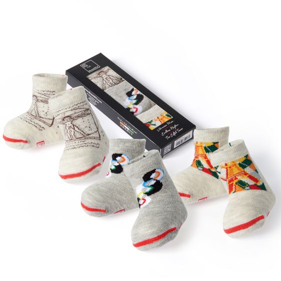 MuseARTa Socken 3er Pack - Da Vinci / Delaunay - Gr. 11-14