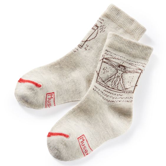 MuseARTa Socken 3er Pack - Da Vinci / Delaunay - Gr. 11-14