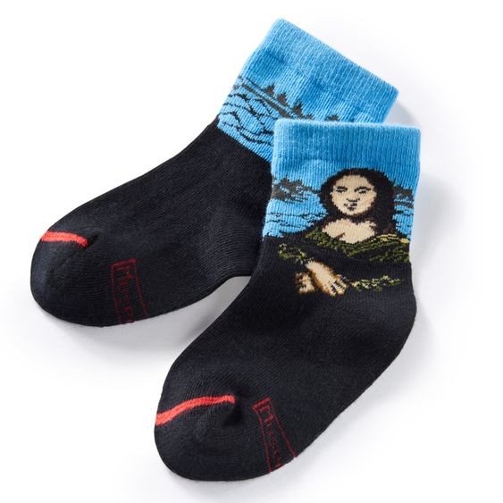 MuseARTa Socken 3er Pack - Da Vinci / Van Gogh / Hokusai - Gr. 11-14