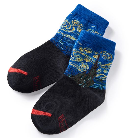 MuseARTa Socken 3er Pack - Da Vinci / Van Gogh / Hokusai - Gr. 11-14