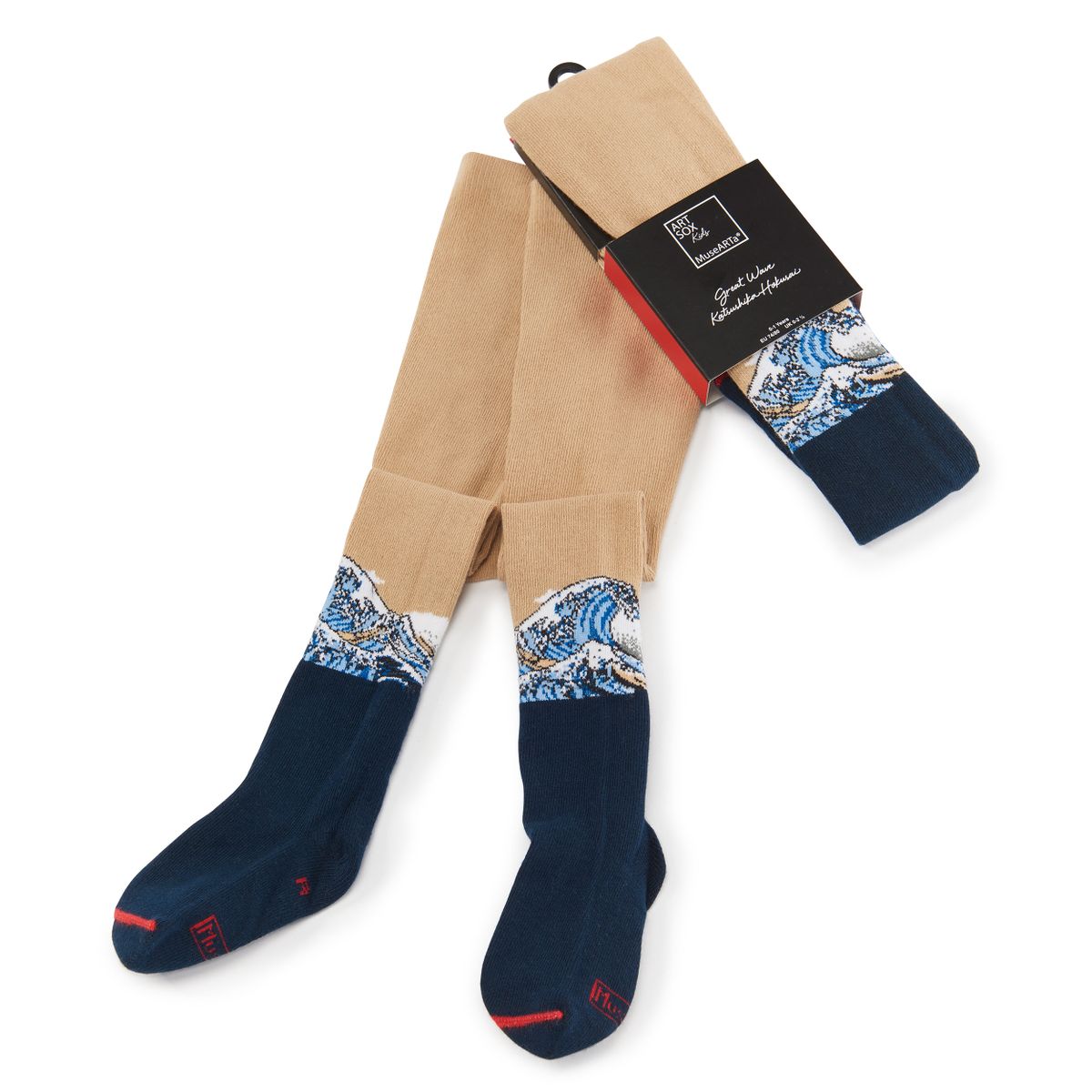 MuseARTa Strumpfhose - Katsushika Hokusai - Great Wave - Gr. 74/80