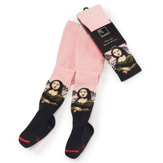 MuseARTa Strumpfhose - Leonardo da Vinci - Mona Lisa - Light Rose - Gr. 74/80