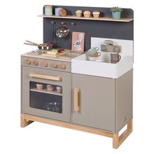 Cucina da gioco Linum - grigio caldo / natura