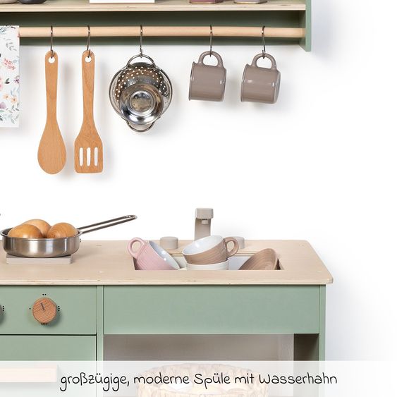 MUSTERKIND Spielküche Magnolia - Salbei / Natur