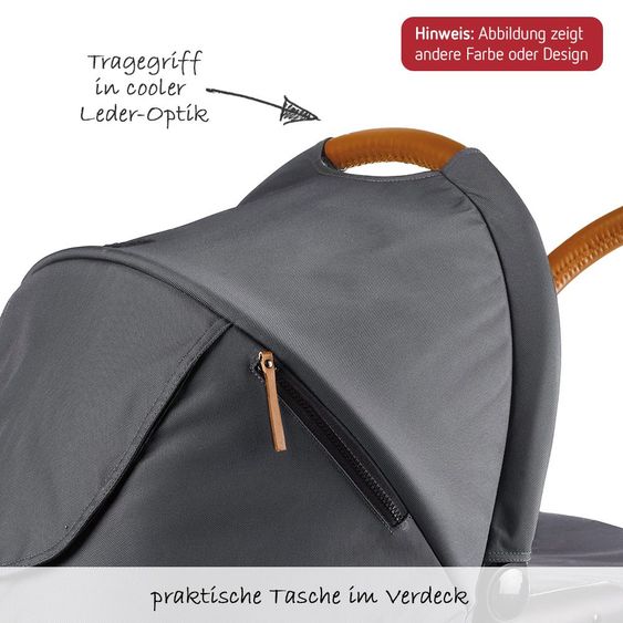 Mutsy Farmer Mist carrycot for EVO - gray melange