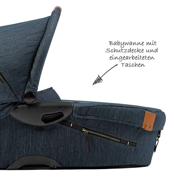 Mutsy Bagno per bambini Blu industriale per Evo - Jeans