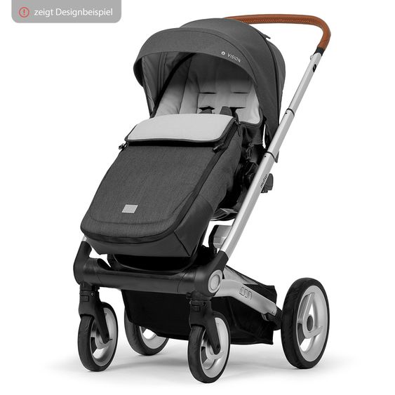 Mutsy Fleece-Fußsack für Evo - Stone Grey