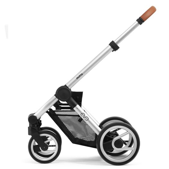 Mutsy Gestell Evo Gestell Silber Griff Cognac - Silber