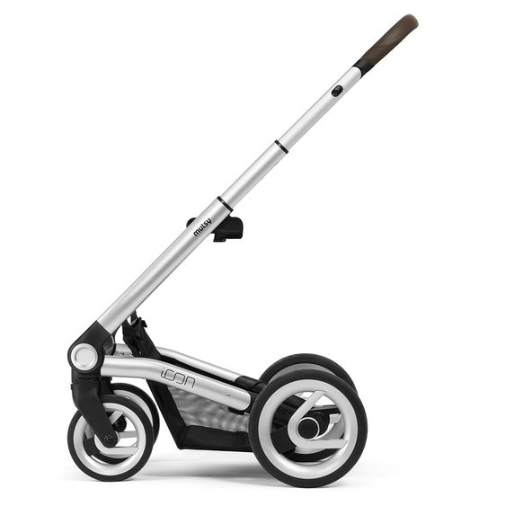 Mutsy Gestell Icon Silber Griff Brown - Silber