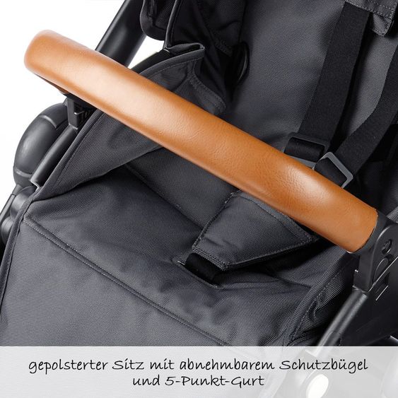 Mutsy Sportwagen Evo Gestell Silber Urban Nomad - Dark Grey