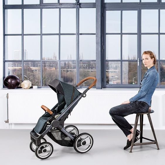 Mutsy Sportwagen Evo Gestell Silber Urban Nomad - Dark Grey
