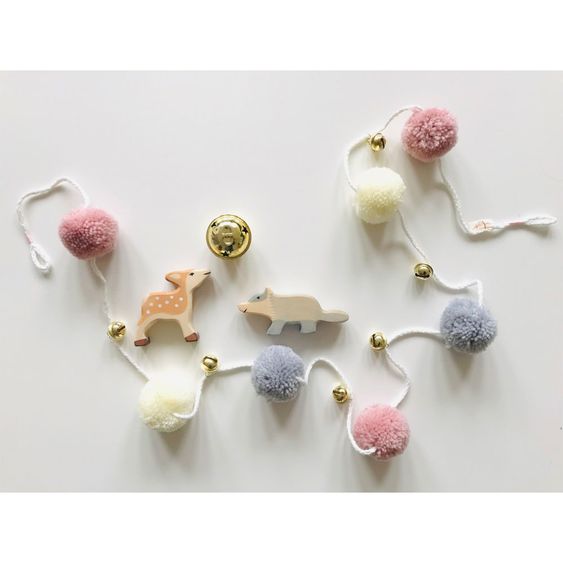 My Magic Pom Poms Pom Pom - garland - bells