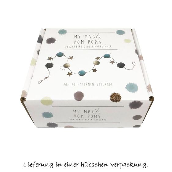 My Magic Pom Poms Pom Pom - Girlande - Sterne