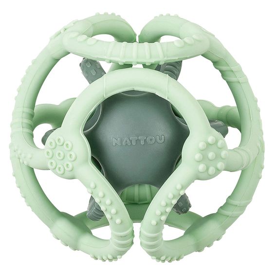 Nattou Set of 2 silicone balls - Mint