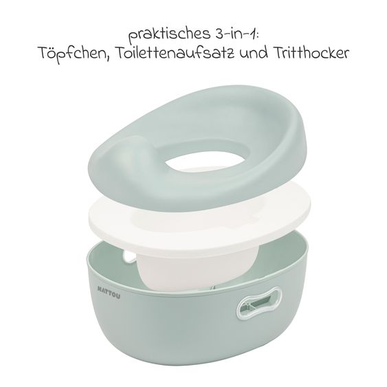 Nattou 3in1 Vasino Vasino - Verde