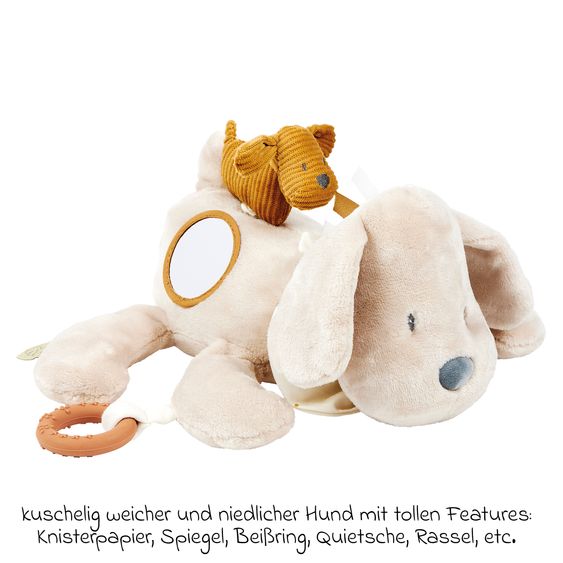 Nattou Activity-Kuscheltier 40 cm - Hund Charlie