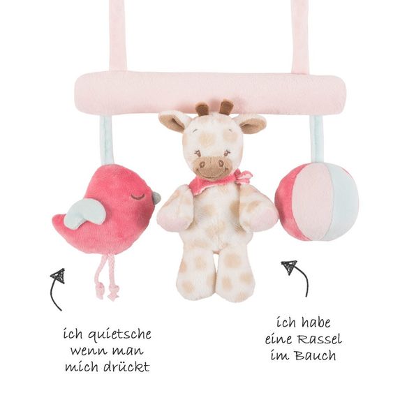 Nattou Activity trapeze Charlotte the giraffe