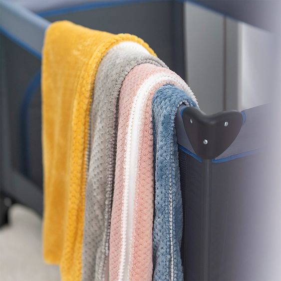 Nattou Baby blanket Super Soft - Bunny Lapidou 75 x 100 cm - Grey White