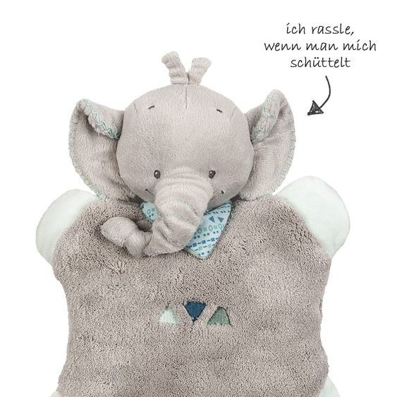 Nattou Kuscheltier Flatsie Jack der Elefant 25 cm