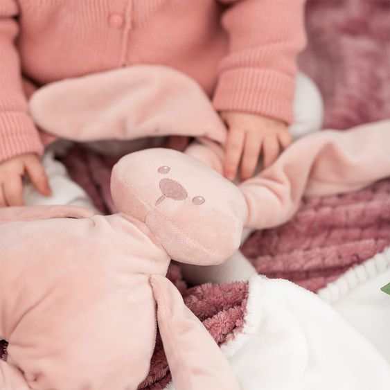 Nattou Soft toy bunny Lapidou 36 cm - Old Pink
